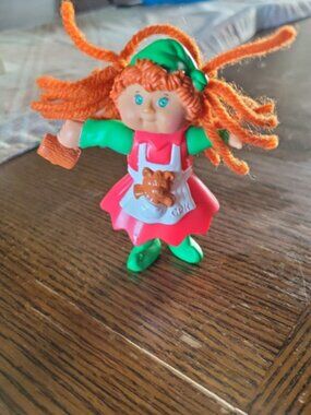 Cabbage Patch Doll Mini Figure Redhead Baker Girl 3.5" Tall 1994